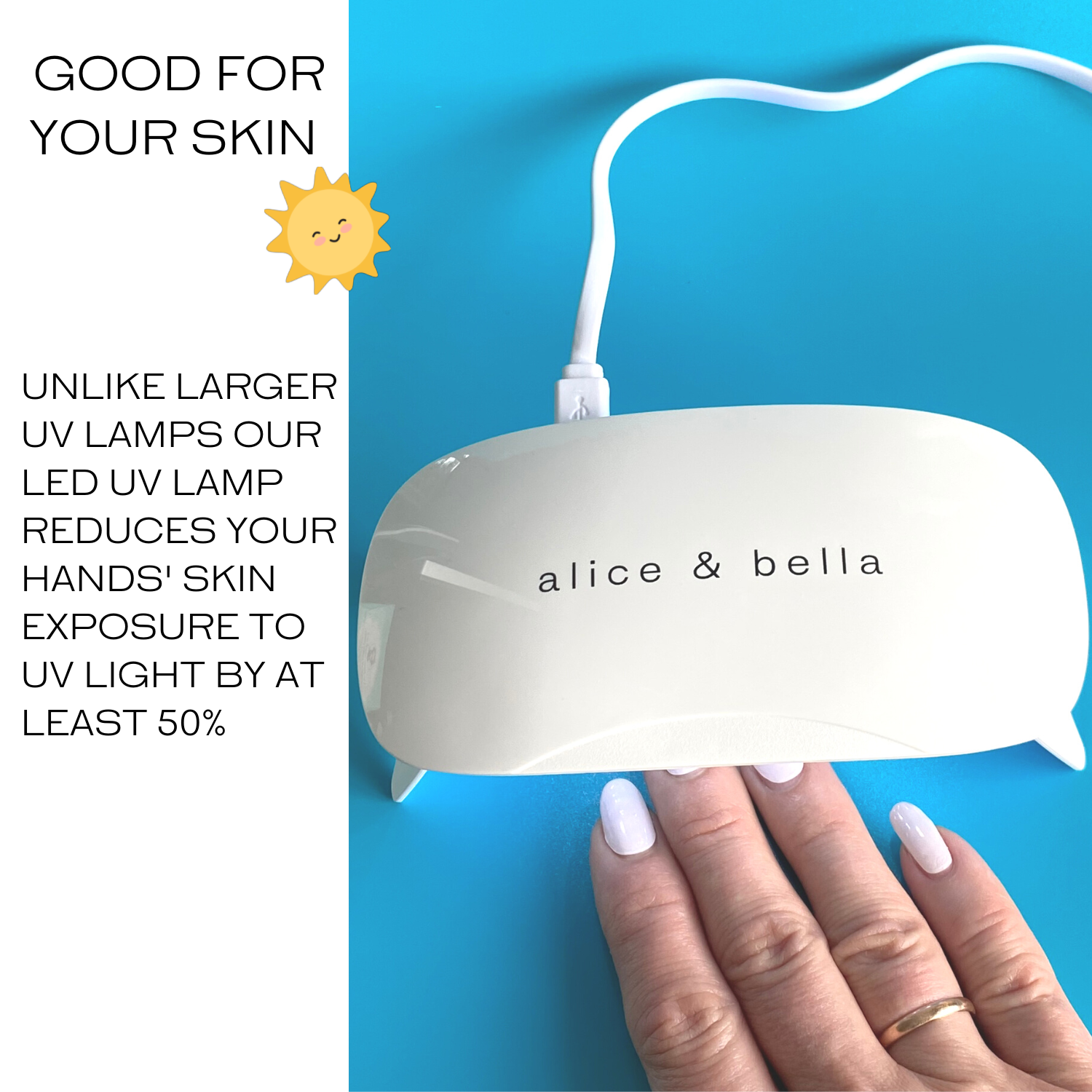 Mini UV Gel Lamp - 6W Portable Gel Nail Wrap Lamp – Pretty Fab Nails